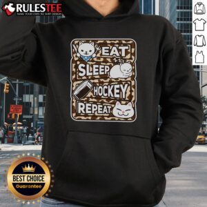 Alternative view of Cute Eat Sleep Hockey Repeat Hockey Lover T-Shirt
