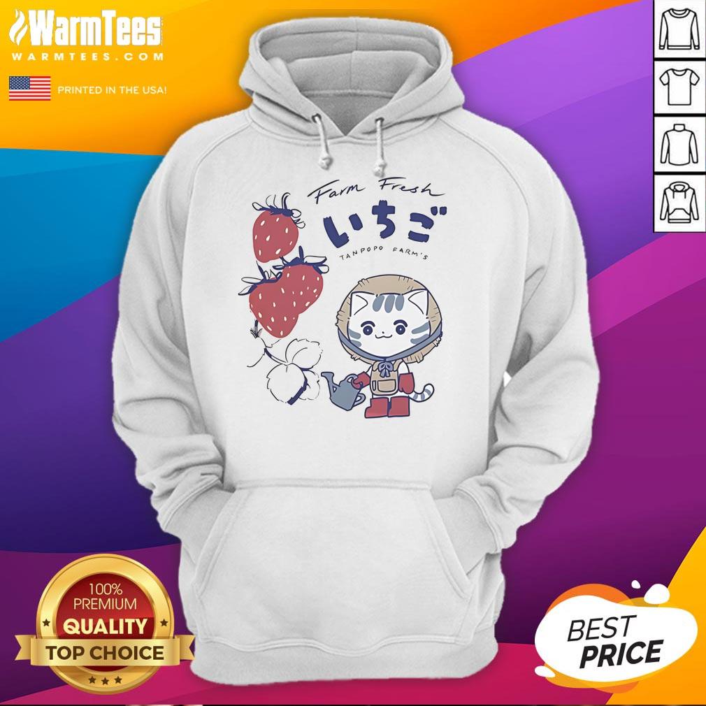 Cute Farm Fresh Strawberries T-Shirt - Image 2