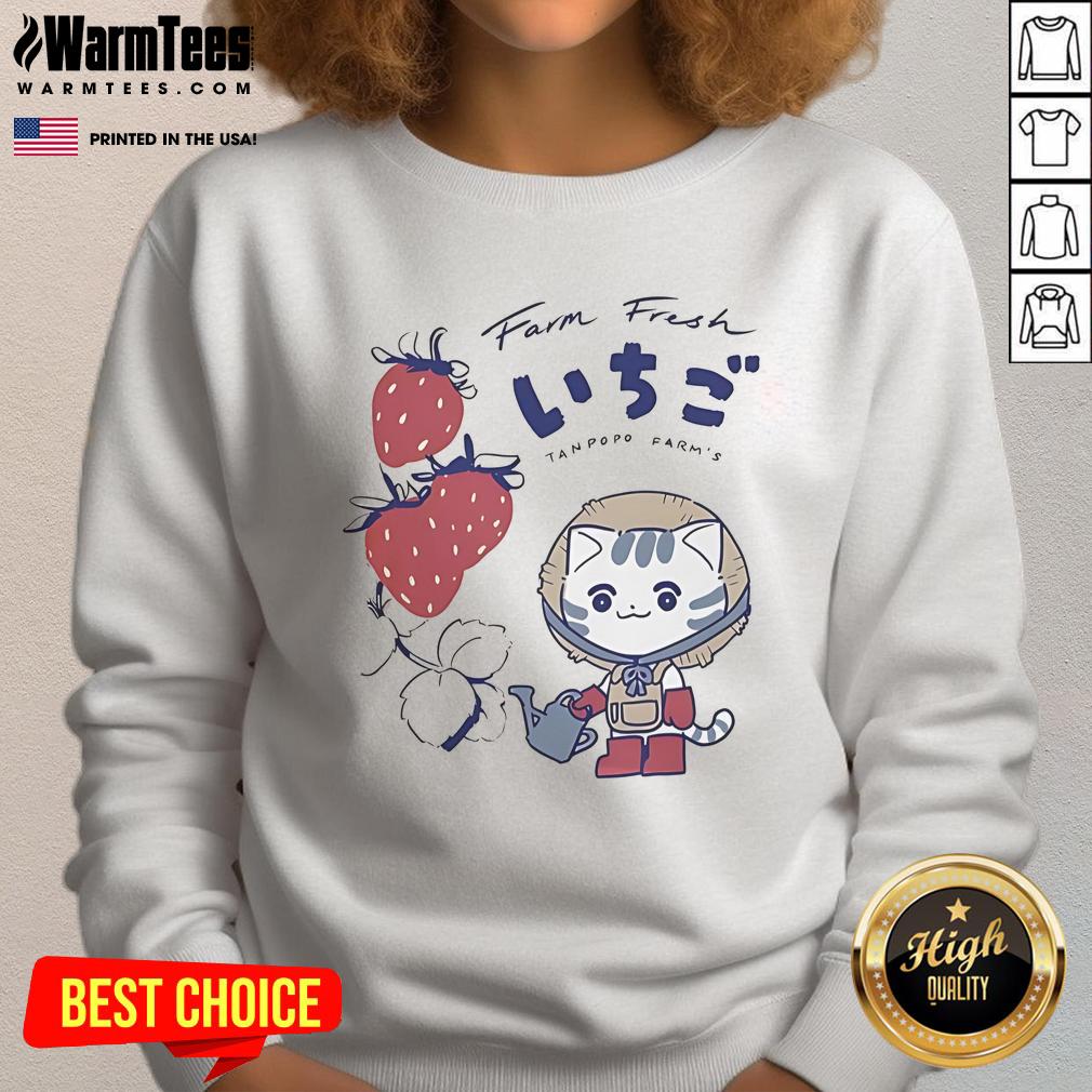 Cute Farm Fresh Strawberries T-Shirt - Image 5