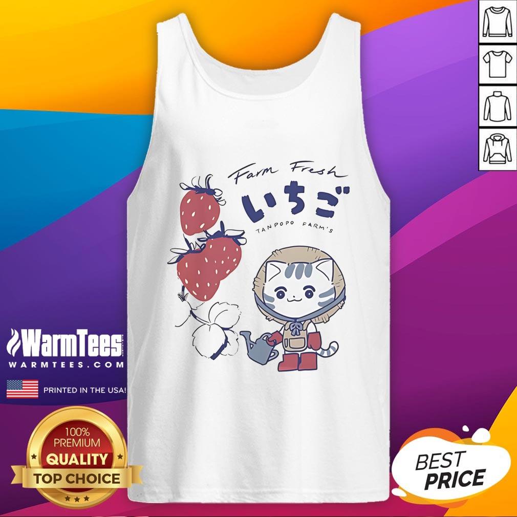 Cute Farm Fresh Strawberries T-Shirt - Image 4