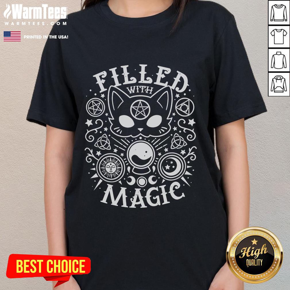 Cute Filled With Magic Cat T-Shirt - Image 3