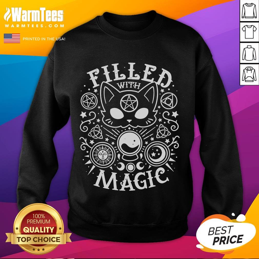 Cute Filled With Magic Cat T-Shirt - Image 5