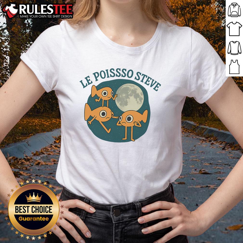Cute Fish Le Poisson Steve T-Shirt - Image 3