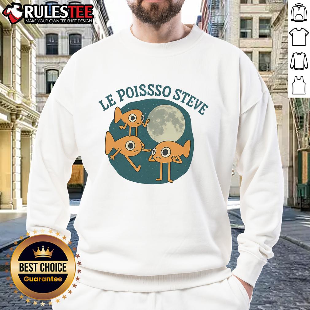 Cute Fish Le Poisson Steve T-Shirt - Image 5