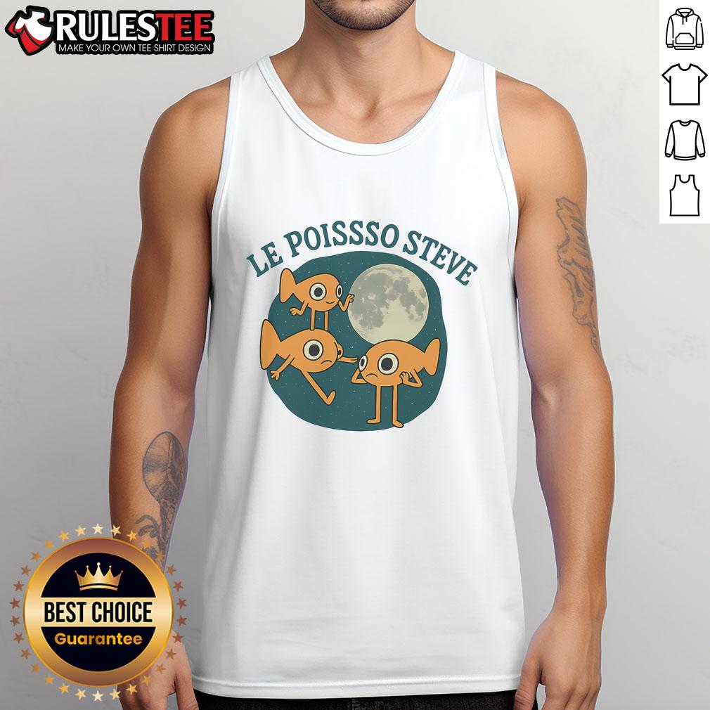 Cute Fish Le Poisson Steve T-Shirt - Image 4