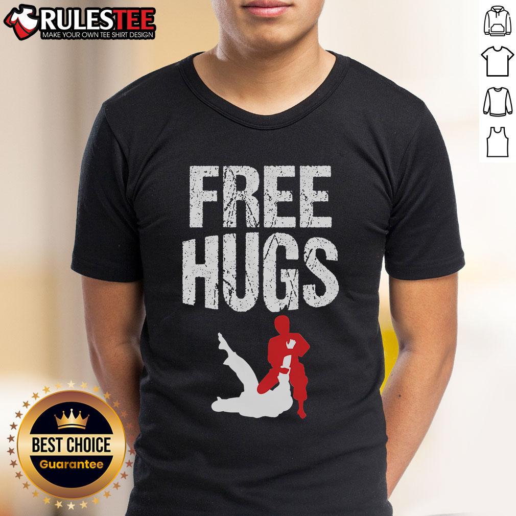 Cute Free Hugs Jiu Jitsu Bjj Martial T-Shirt