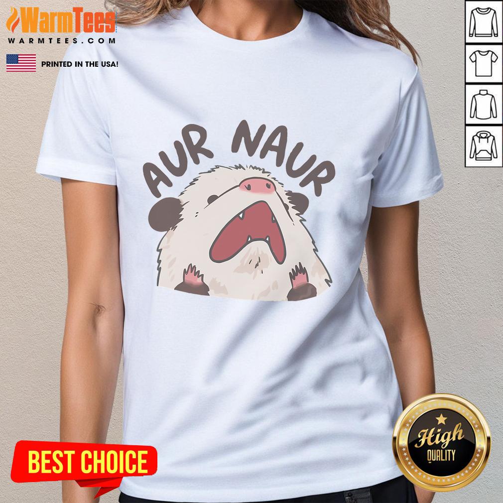 Cute Funny Aur Naur Possum T-Shirt - Image 3