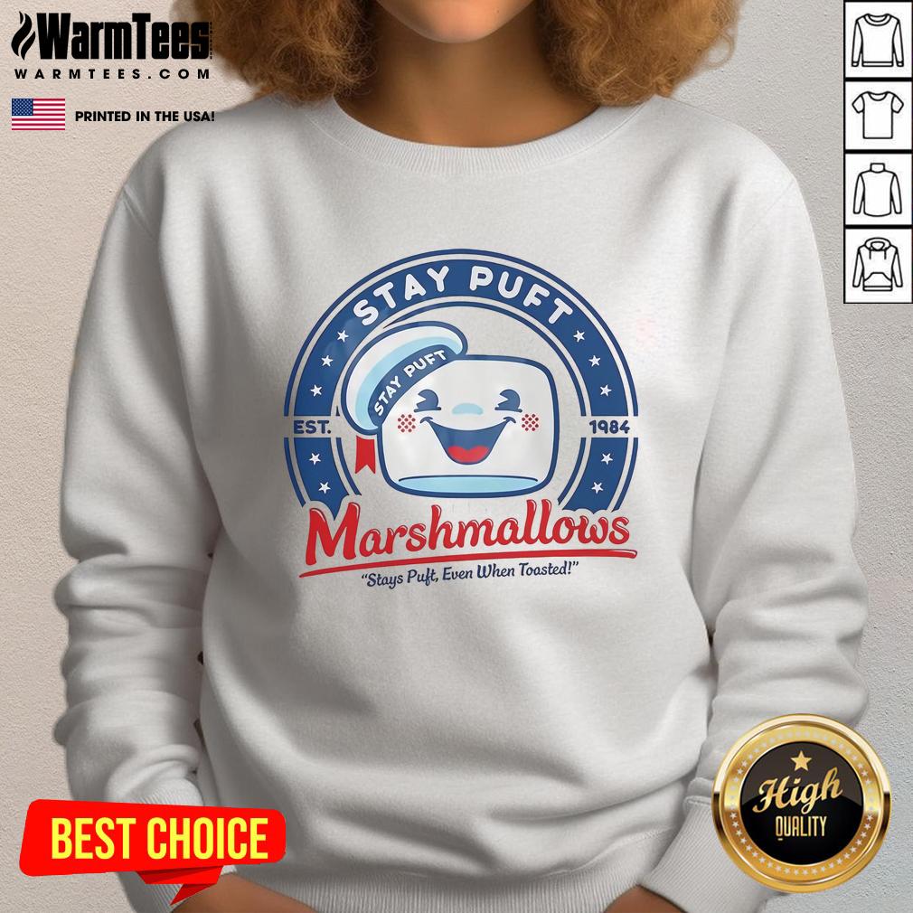 Cute Ghostbusters Stay Puft Marshmallows Cult Movie 80' T-Shirt - Image 5