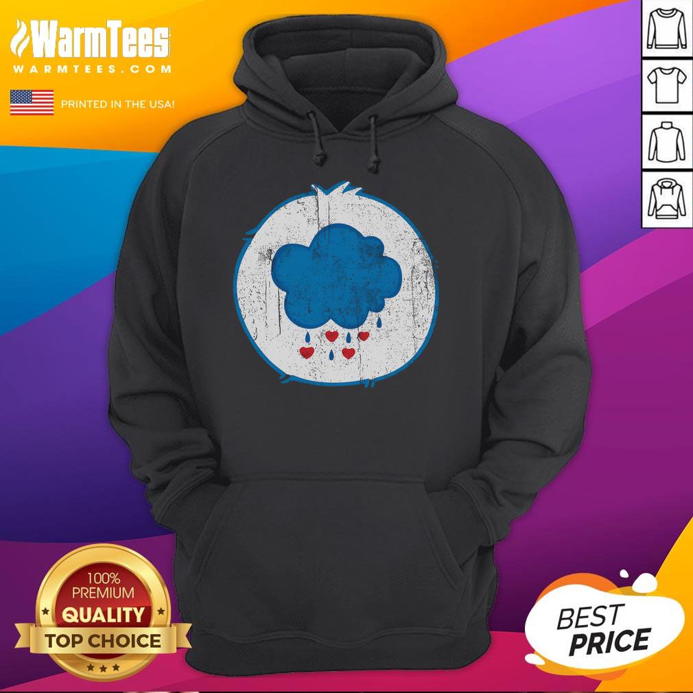 Cute Grumpy Bear Retro T-Shirt - Image 2