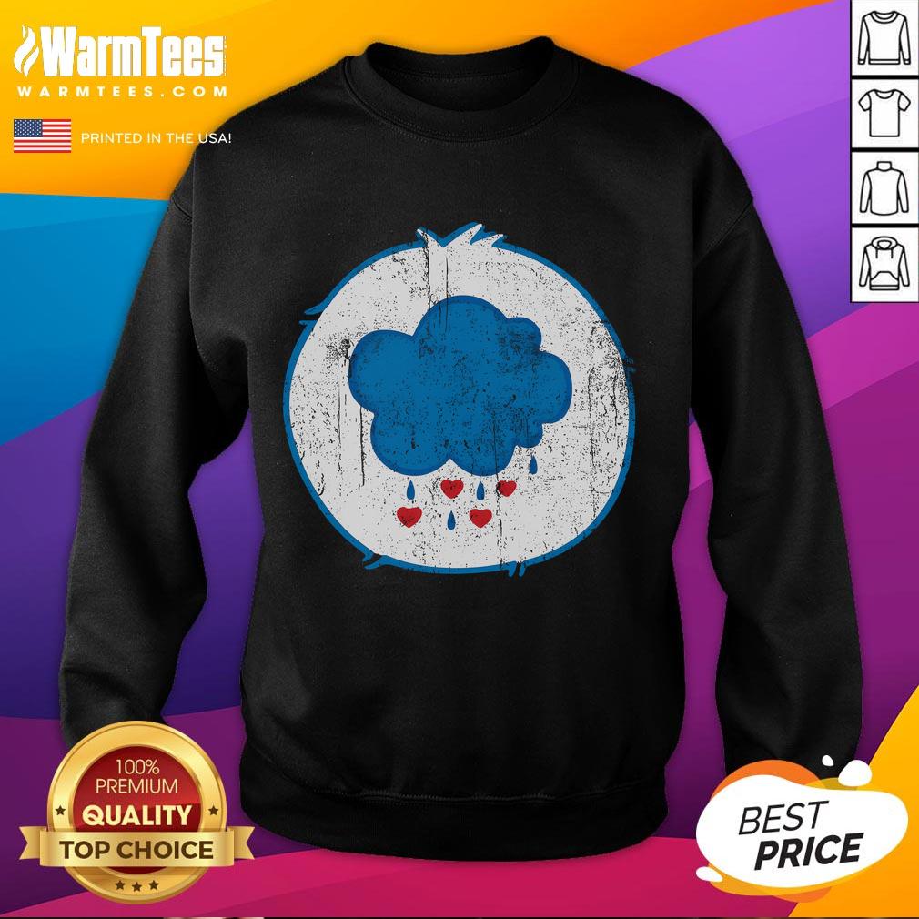 Cute Grumpy Bear Retro T-Shirt - Image 5