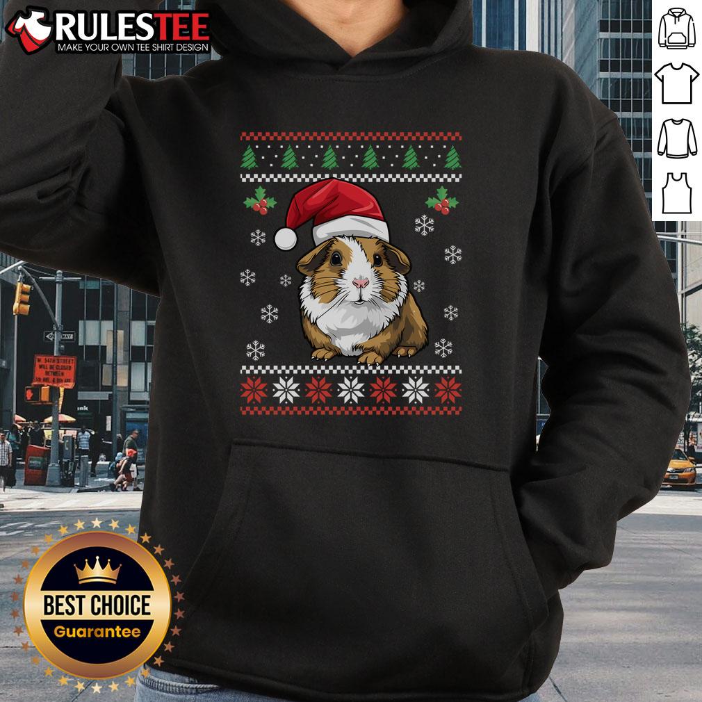 Cute Guinea Pig Ugly Christmas Xmas T-Shirt - Image 2