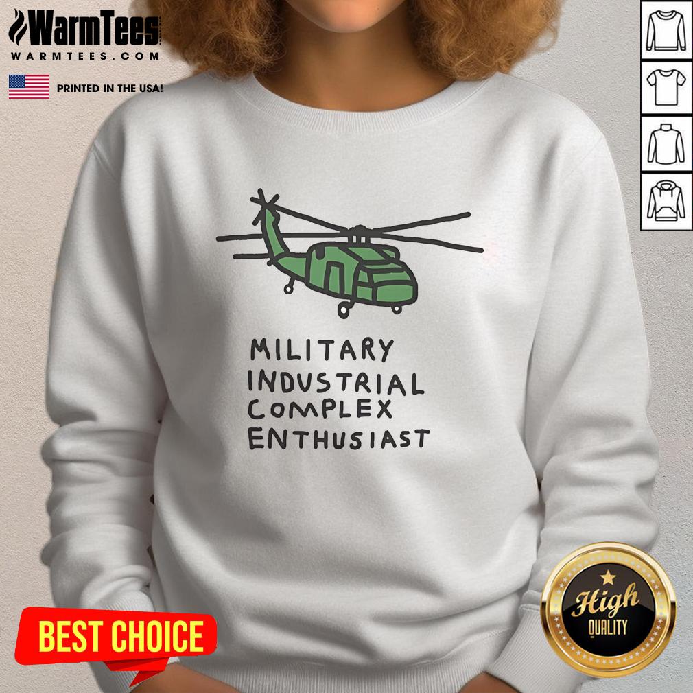 Cute Helicopter Military Industrial Complex Enthusiast T-Shirt - Image 5