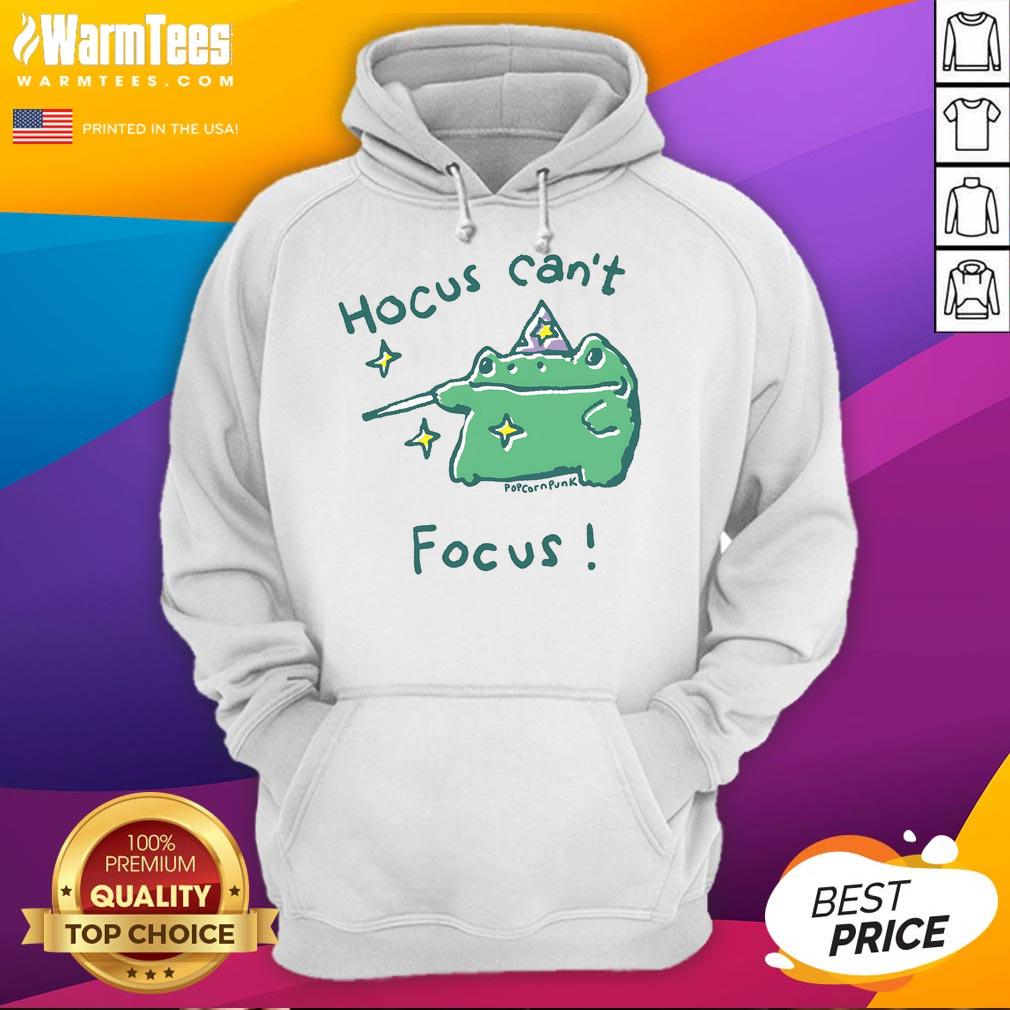 Cute Hocus Can't Focus Frog T-Shirt - Image 2