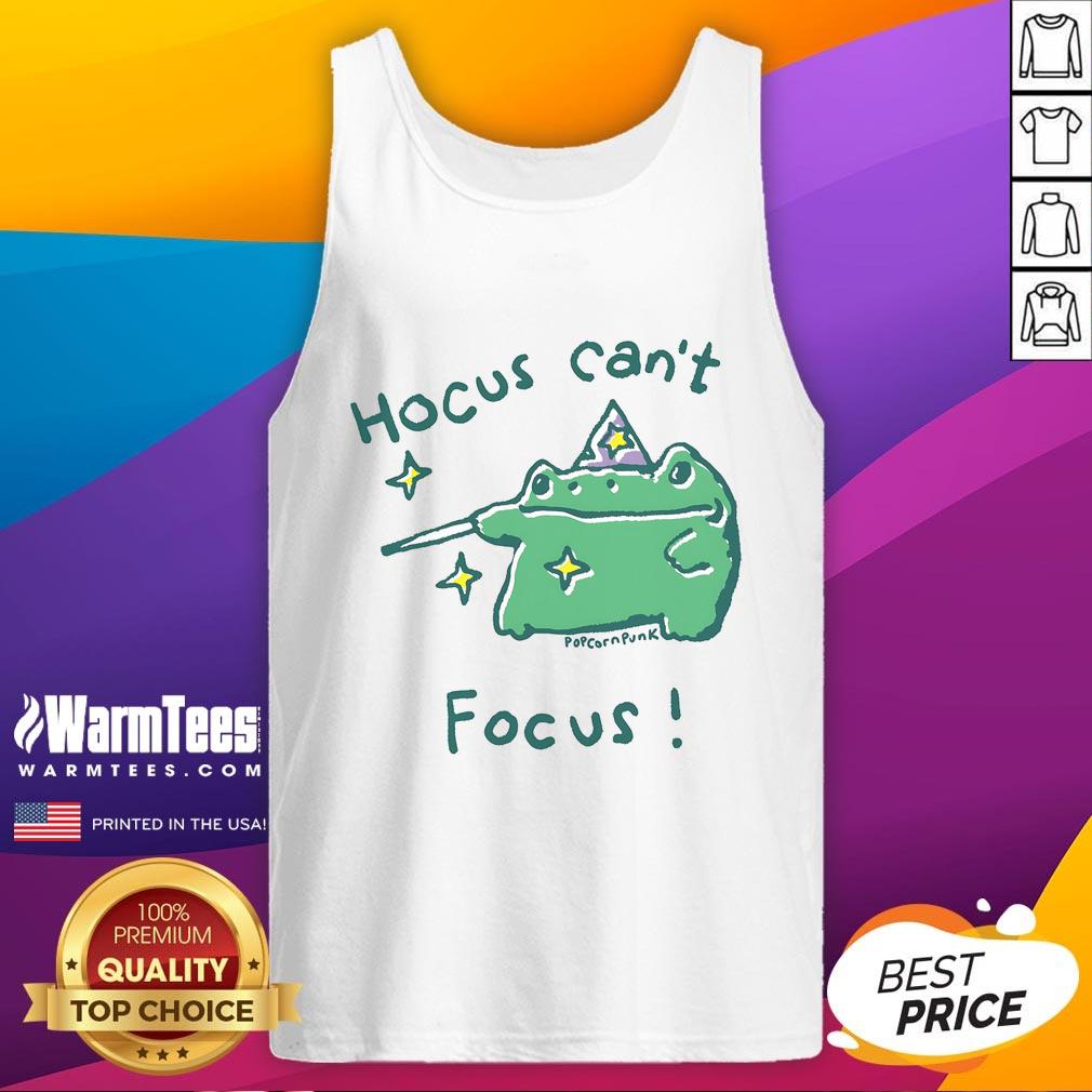 Cute Hocus Can't Focus Frog T-Shirt - Image 4