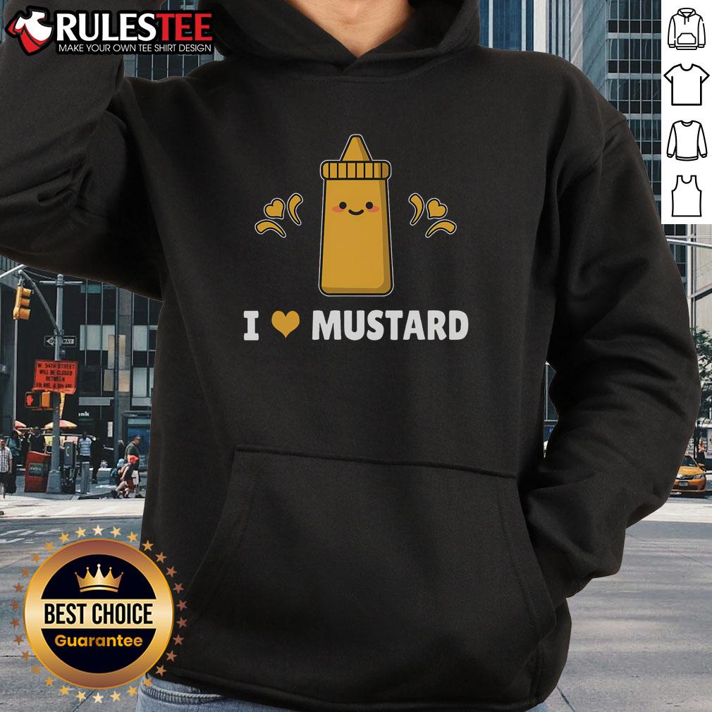 Cute I Love Mustard Funny T-Shirt - Image 2