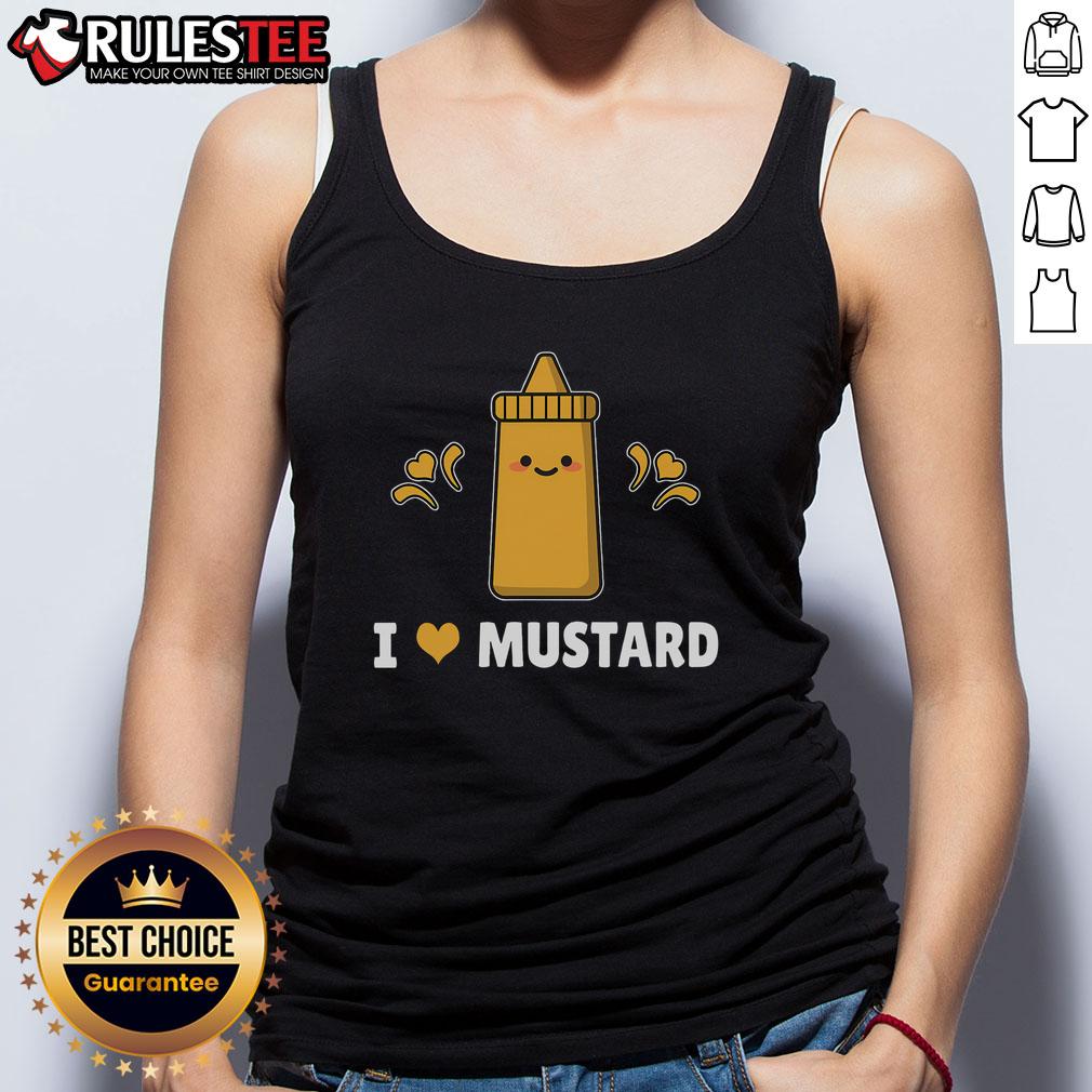 Cute I Love Mustard Funny T-Shirt - Image 4
