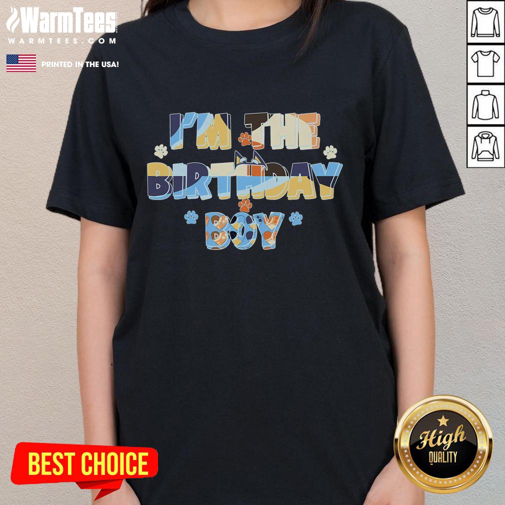 Cute I'm The Birthday Boy Bluey Dog T-Shirt - Image 3