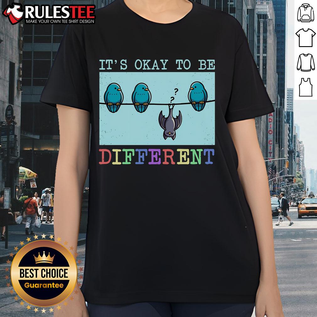 Cute It's Okay To Be Different Autism Awareness Support Warrior T-Shirt - Image 3