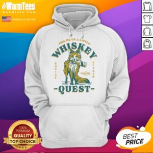 Alternative view of Cute Join Me On A Whiskey Quest Fox's Bourbon T-Shirt