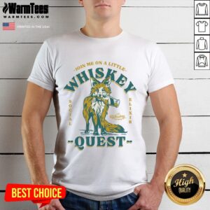 Cute Join Me On A Whiskey Quest Fox's Bourbon T-Shirt