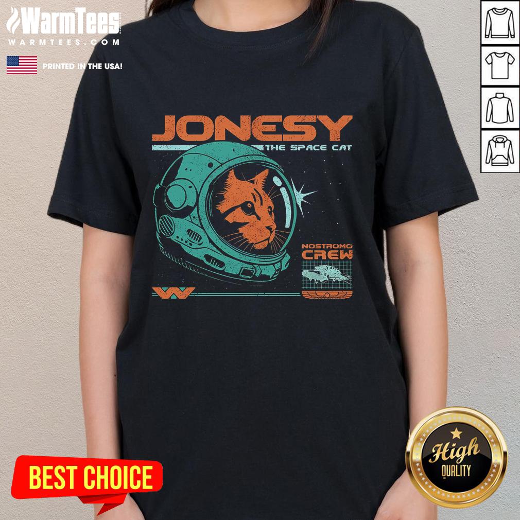 Cute Jonesy The Space Cat T-Shirt - Image 3