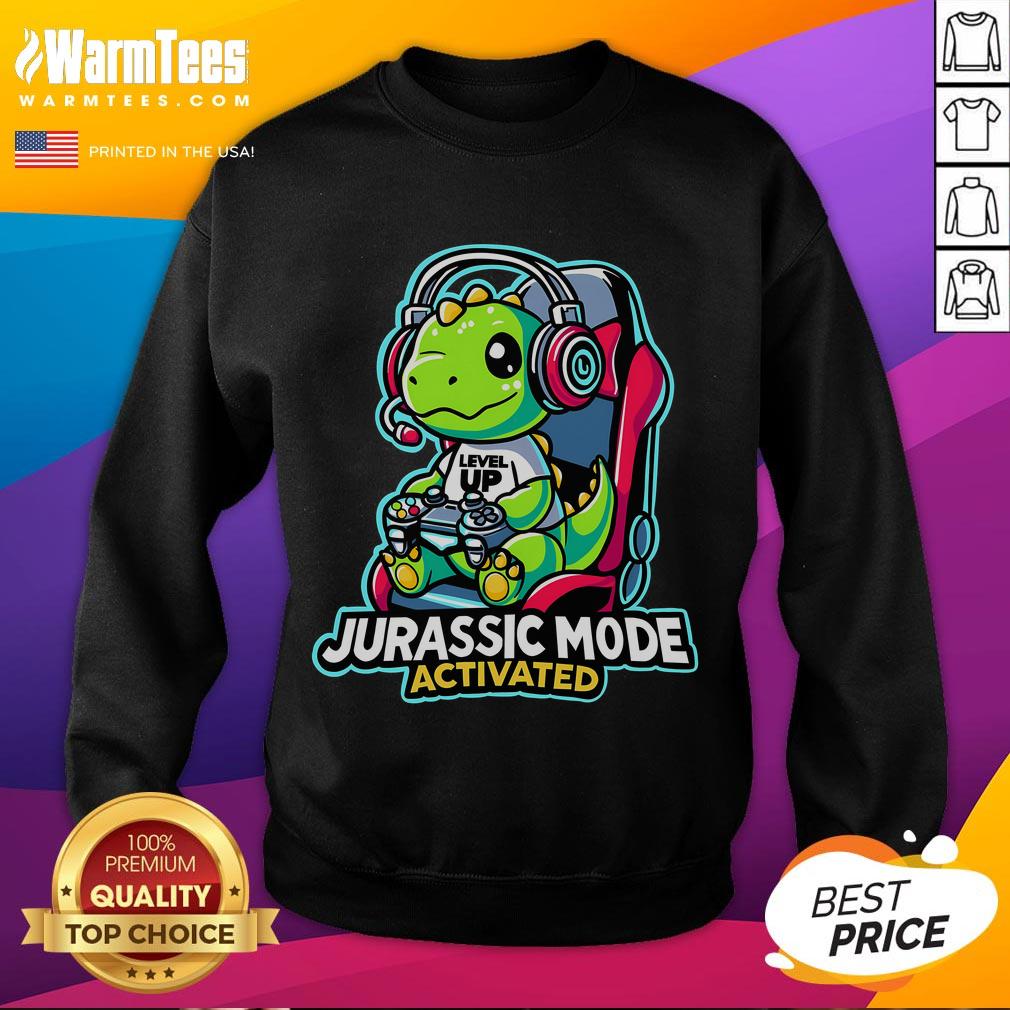 Cute Jurassic Mode Activated Dinosaur T-Shirt - Image 5