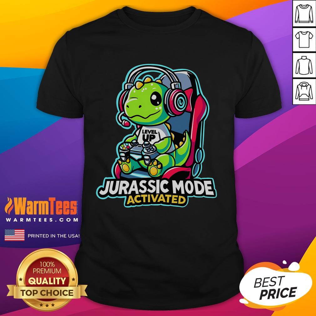 Cute Jurassic Mode Activated Dinosaur T-Shirt
