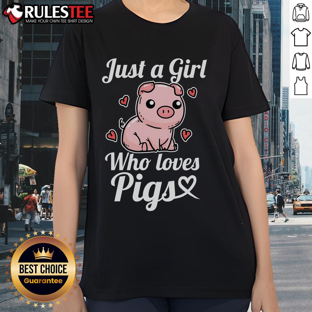 Cute Just A Who Loves Pigs T-Shirt - Image 3