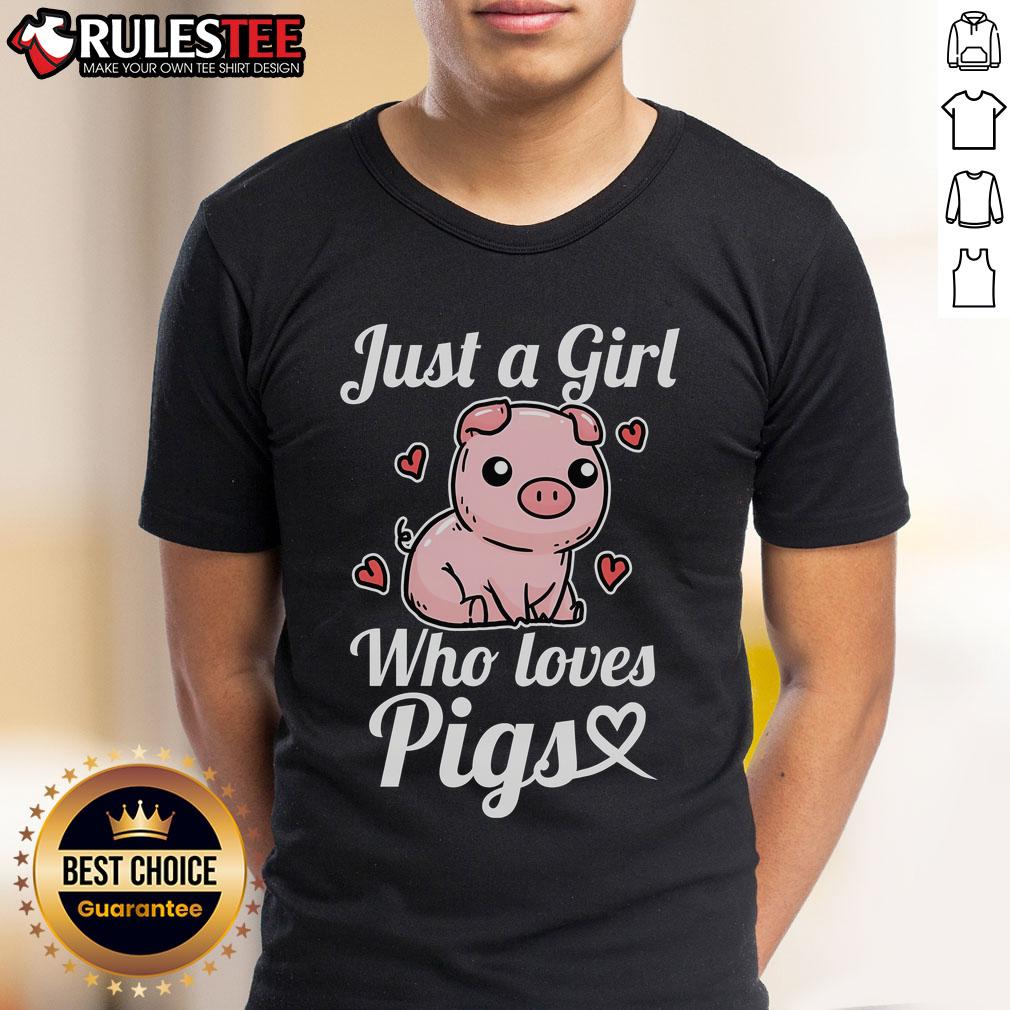 Cute Just A Who Loves Pigs T-Shirt