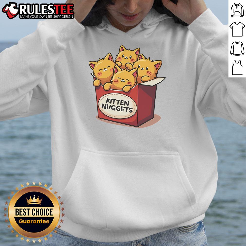 Cute Kitten Nuggets Chicken Nuggets Cat Lover T-Shirt - Image 2