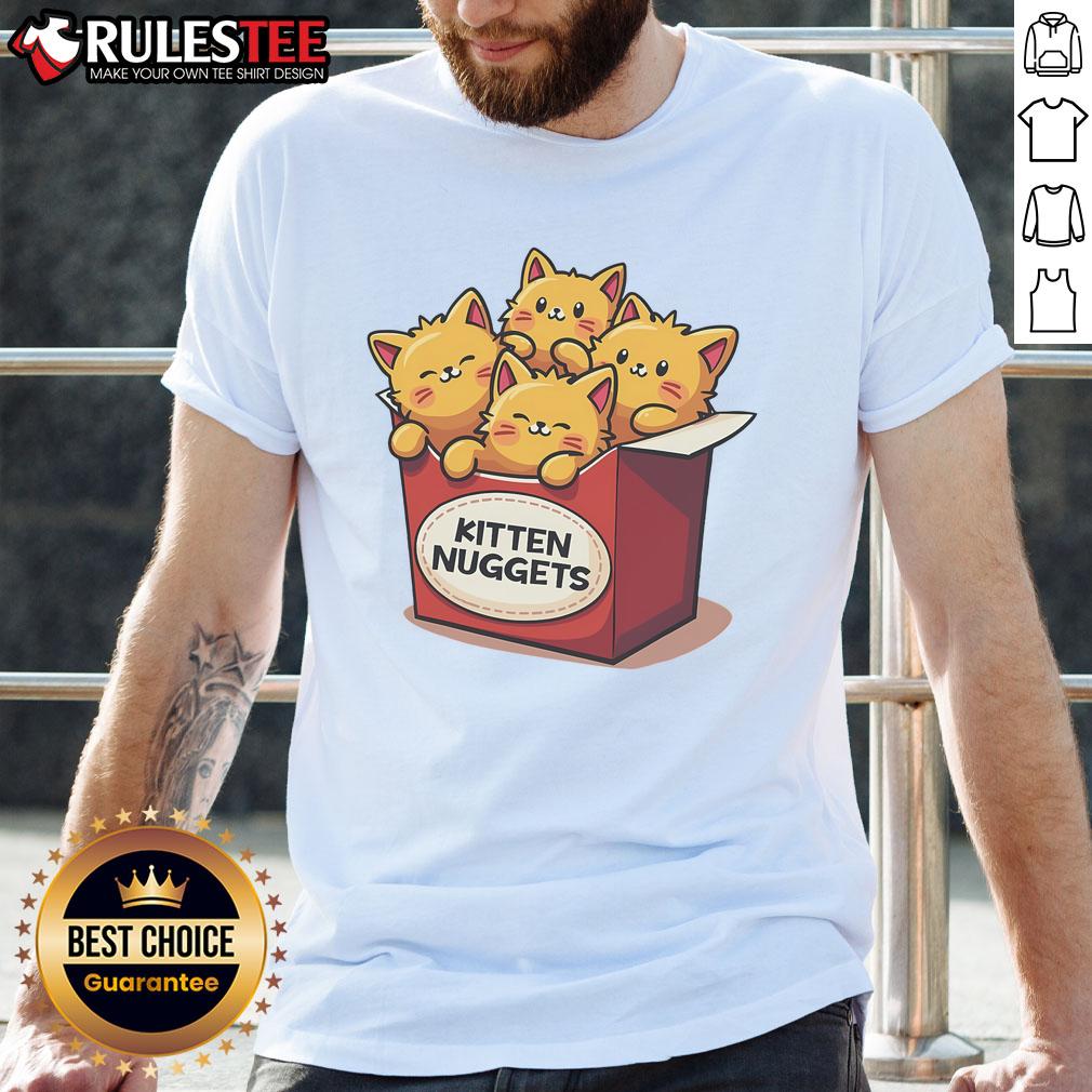 Cute Kitten Nuggets Chicken Nuggets Cat Lover T-Shirt