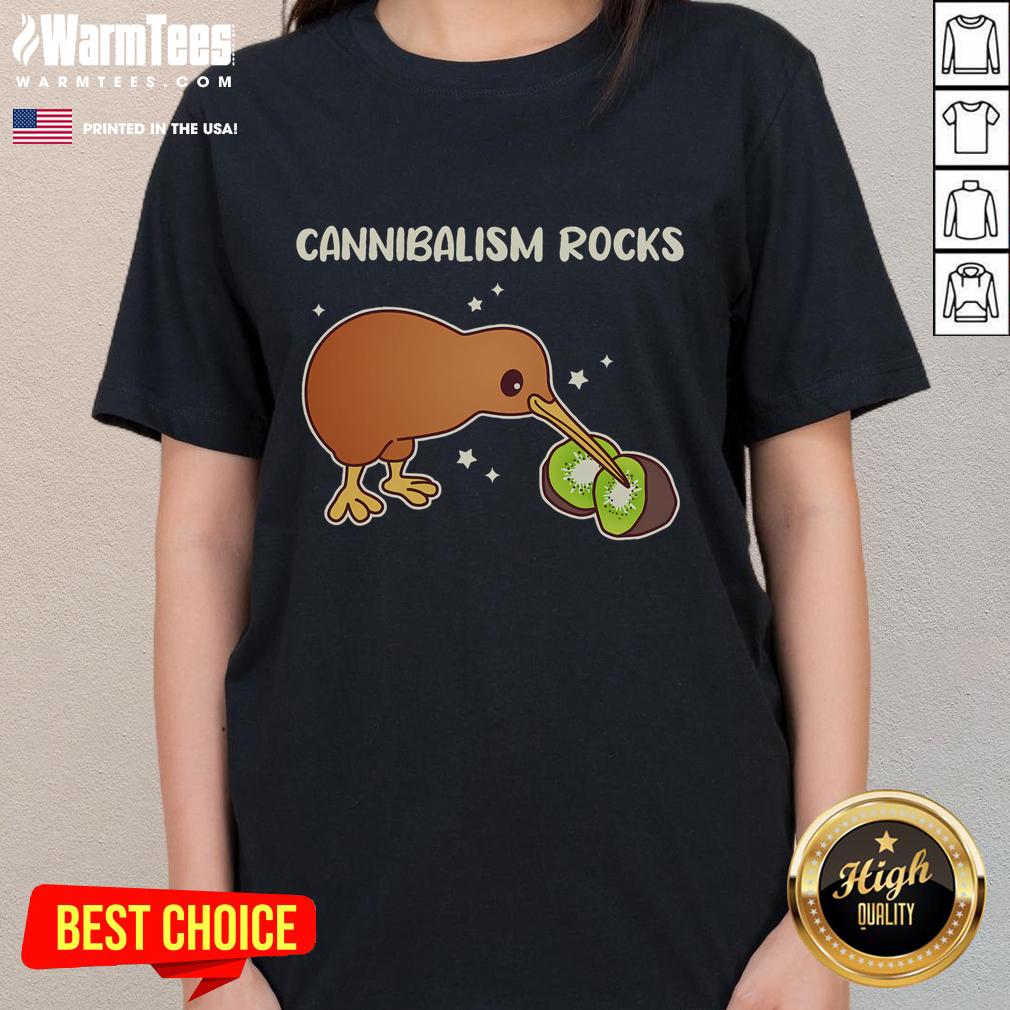 Cute Kiwi Eating Kiwi Sarcastic Kawaii Kiwi Lover T-Shirt - Image 3