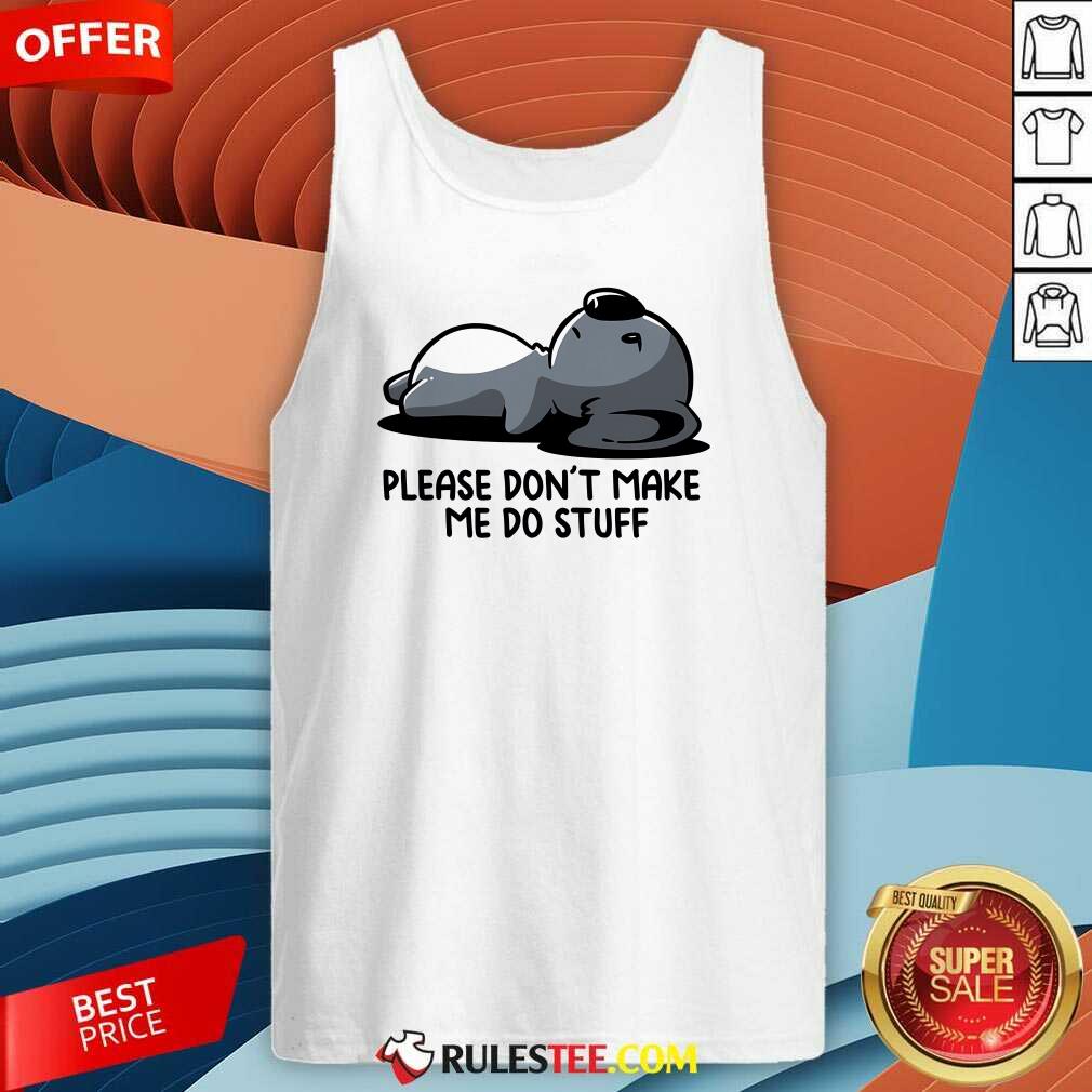 Cute Koala Please Don't Make Me Do Stuff T-Shirt - Image 3