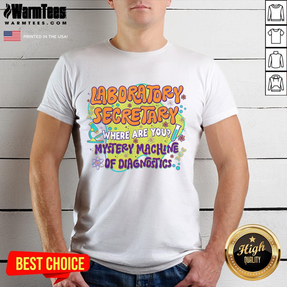 Cute Laboratory Secretary Lab Week Mystery Machine Of Diagnostics T-Shirt