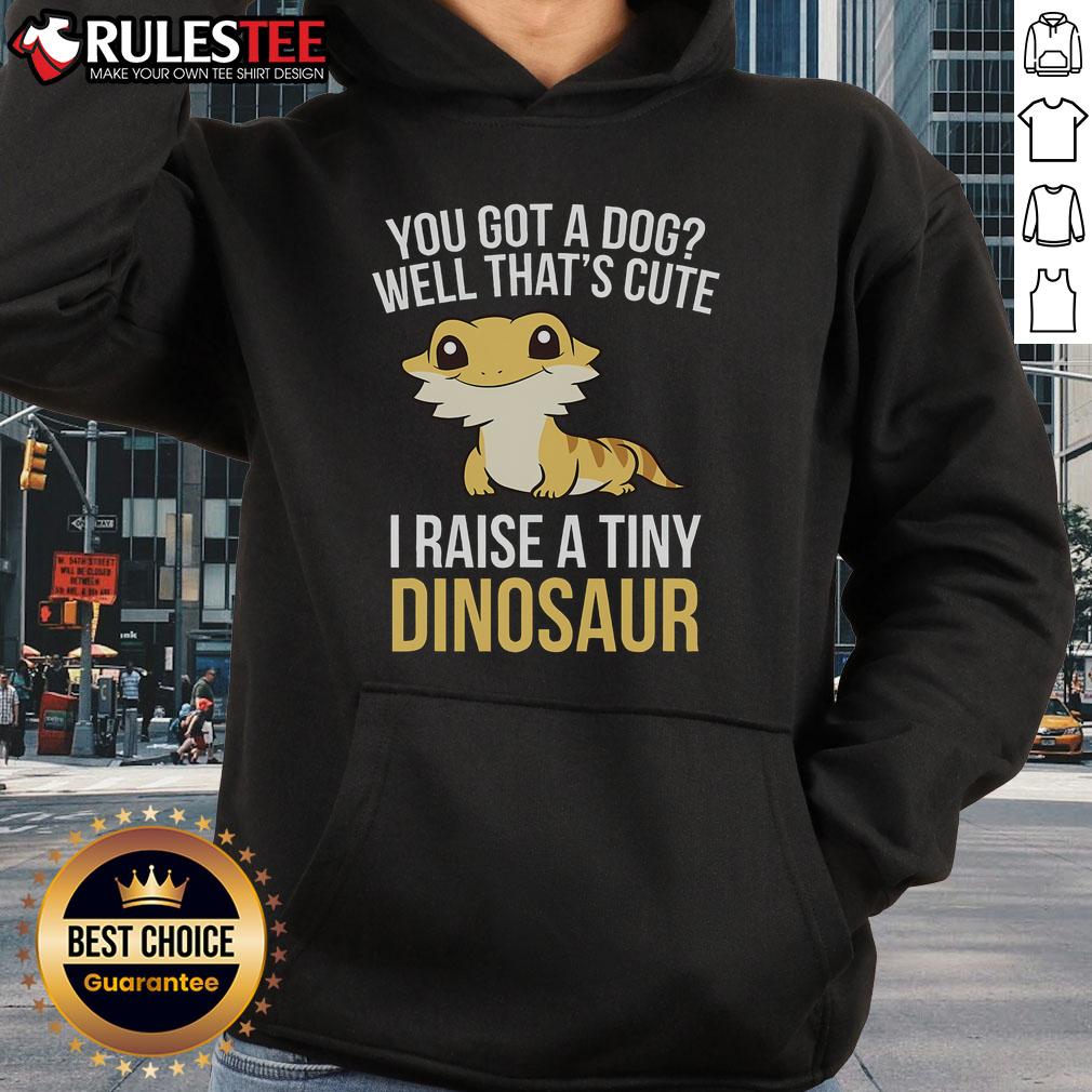 Cute Lizard And Gecko Bearded Dragon Pet I Raise A Tiny Dinosaur T-Shirt - Image 2