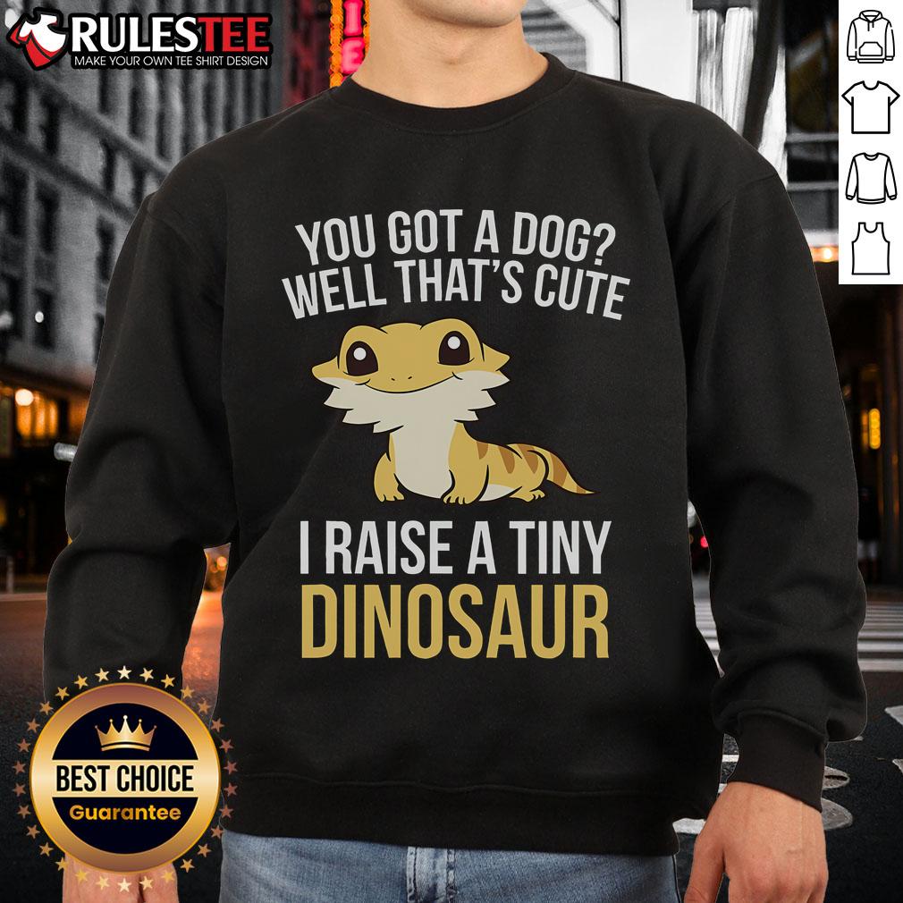 Cute Lizard And Gecko Bearded Dragon Pet I Raise A Tiny Dinosaur T-Shirt - Image 5