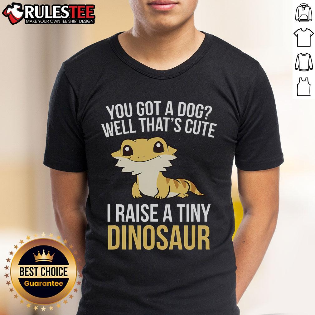 Cute Lizard And Gecko Bearded Dragon Pet I Raise A Tiny Dinosaur T-Shirt
