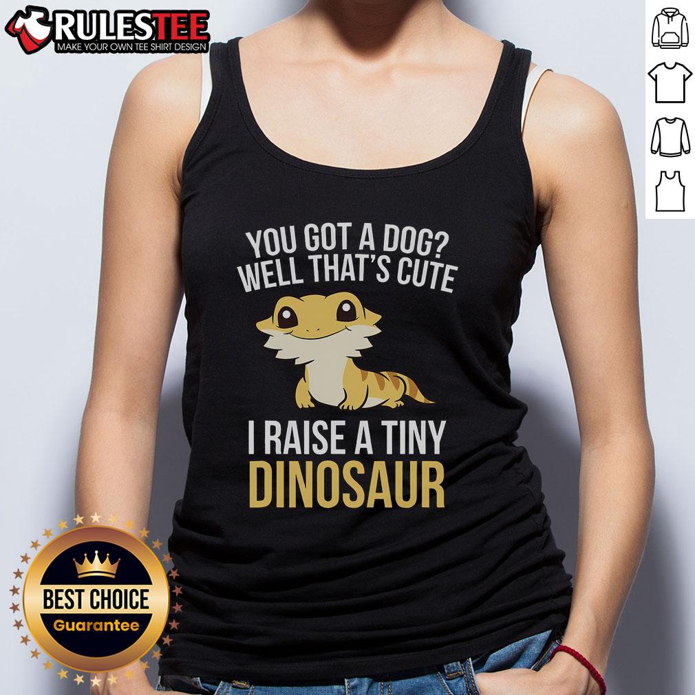 Cute Lizard And Gecko Bearded Dragon Pet I Raise A Tiny Dinosaur T-Shirt - Image 4