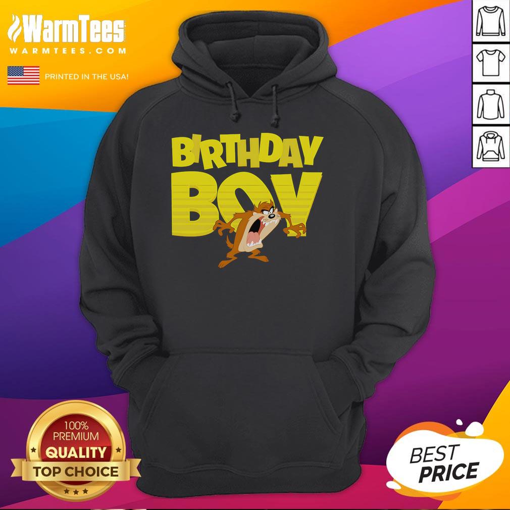 Cute Looney Tunes Birthday Boy Taz Cartoon T-Shirt - Image 2