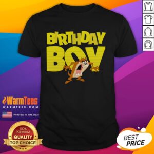 Cute Looney Tunes Birthday Boy Taz Cartoon T-Shirt