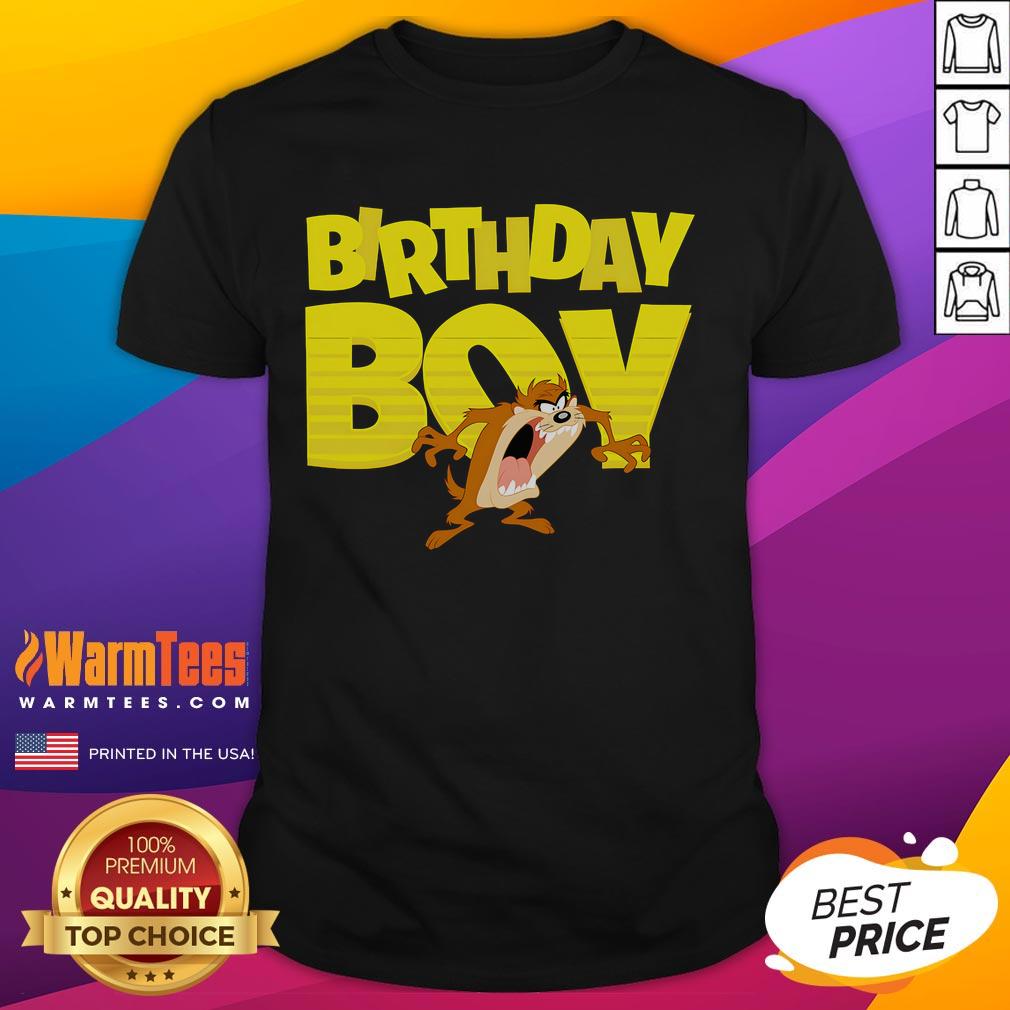 Cute Looney Tunes Birthday Boy Taz Cartoon T-Shirt