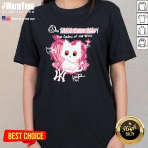 Alternative view of Cute MLB The Doubts Of The White Lucky Cat T-Shirt