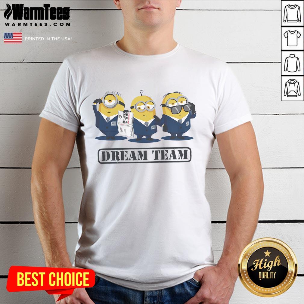 Cute Minions Office Suit Dream Team T-Shirt