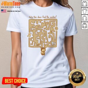 Alternative view of Cute My Deer Friend Nokotan Deer Maze Help The Deer Find The Senbei T-Shirt