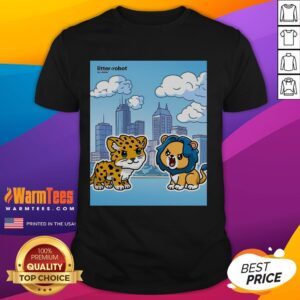 Cute NFL Jacksonville Jaguars Vs Detroit Lions Caturday Litter Robot Poster T-Shirt