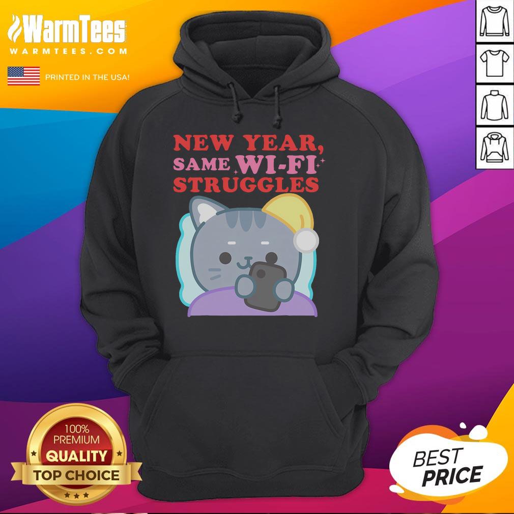 Cute New Year Same Wifi Struggles T-Shirt - Image 2