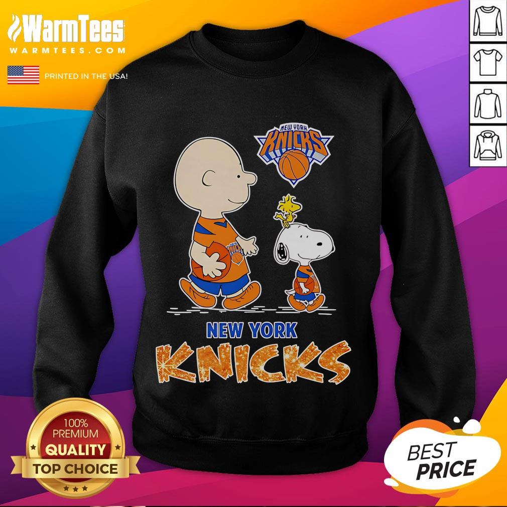Cute Peanuts New York Knicks T-Shirt - Image 5