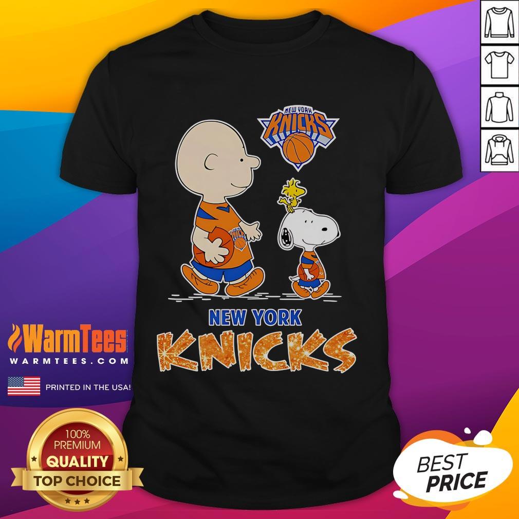 Cute Peanuts New York Knicks T-Shirt