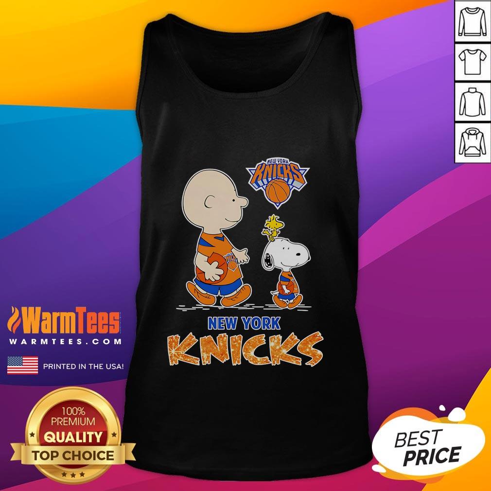 Cute Peanuts New York Knicks T-Shirt - Image 4