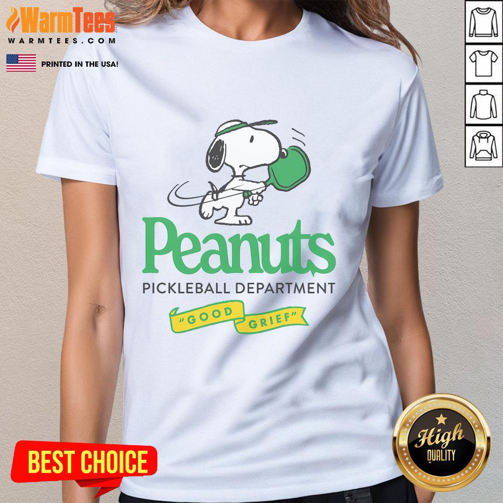 Cute Peanuts Pickleball Department Comfort Colors T-Shirt - Image 3
